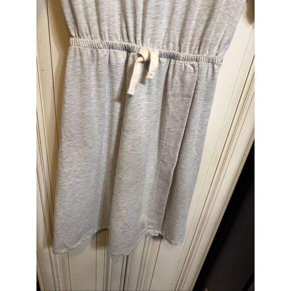 Zara Girls Short Sleeve Elastic Waist Wrap Skirt T-Shirt Dress Gray Size 11-12 - Picture 4 of 13